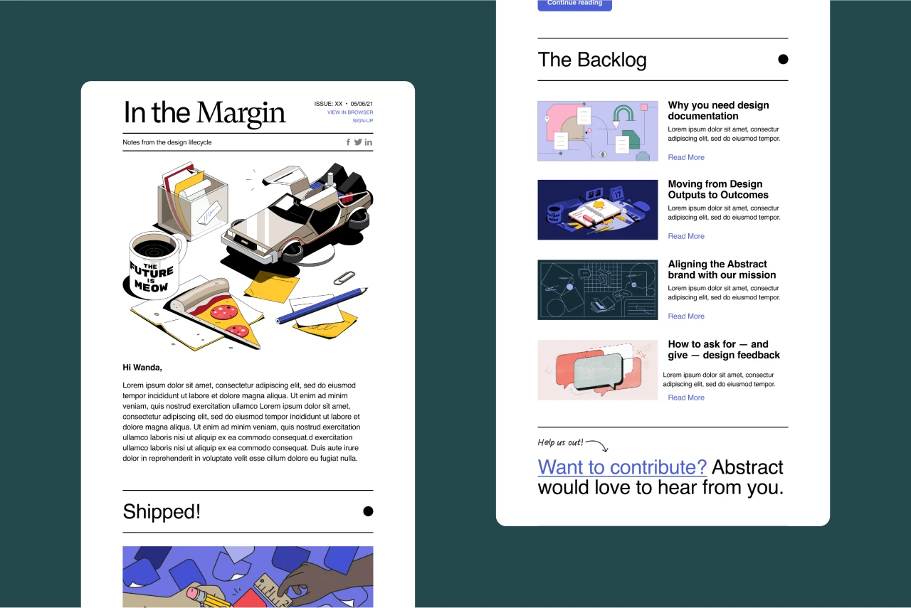 Newsletter for In the Margin